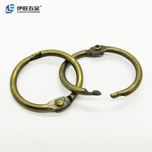 YIWANG Bronze Book <b>Rings</b> 1 Inch Loose Leaf Book Binding <b>Rings</b> for Scrapbook Craft Photo - Product Image 3