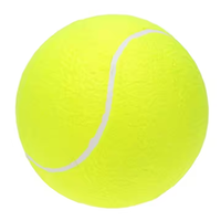 Jouet pour animaux de compagnie Logo écologique énorme gonflable grand 9.5 pouces géant grand chien balle de tennis pour chiens
