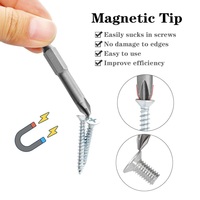 Juego de 13 Puntas Magnéticas para Destornillador, para Herramientas Manuales y Eléctricas - Incluye U, Y, Triángulo, Phillips, Torx y Más, para Electrónica