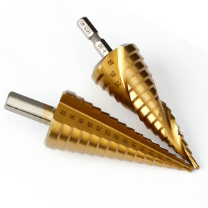 Foret à spirale Noli Spade 6-24 mm pour perçage du métal, finition dorée, tige hexagonale - Product Image 2