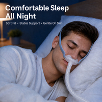 Kit de Repuesto CPAP P10 con Marco y Tubo Giratorio Compatible con el Sistema de Mascarilla Nasal AirFit P10, Sin Arnés Incluido