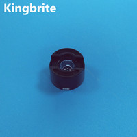 Lentille LED Tir ronde de 15 mm tendance mondiale, lentille LED haute puissance de 40 degrés avec support pour l'éclairage de sécurité