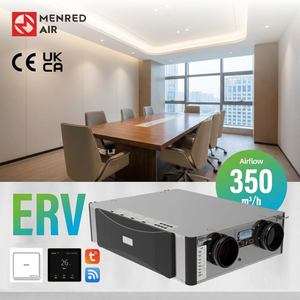Systèmes d'échange d'air frais carrés certifiés CE pour hôtels, hôpitaux, commerces et sous-sols, avec économie d'énergie IEC5.350E(GB) - Product Image 5