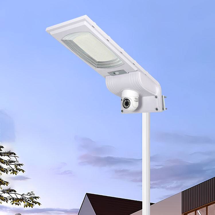 Integrated Solar Street Lights with CCTV Camera Reliable Security