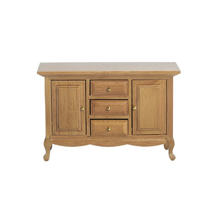 Nuevo Modelo de Mueble de Madera en Miniatura para Casa de Muñecas, Escala 1:12, Gabinete de Dos Puertas y Tres Compartimentos, Adorno de Bolsillo para Casas de Muñecas - Product Image 5