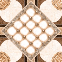 Carreaux de sol en céramique numérique brillants modernes 396x396mm pour usage intérieur - Marque Ncraze