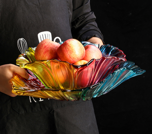 Bộ Sạc Đám Cưới Bàn Trang Trí Hiện Đại Xử Lý Vàng Rim Hạt Khay Sắt Mã Não Xanh Thủy Tinh Phục Vụ Khay - Product Image 2