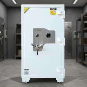 Luxury Home <b>Safes</b> <b>Box</b> WELKO US1080 DK with Fingerprint <b>Lock</b> 2mm Stainless Steel Fireproof 1000-1200C White Anti-theft - Product Image 3