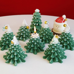 Christmas Tree Shaped <b>Candle</b> for Home <b>Gift</b> for Christmas Holiday New Year Decoration, Factory Christmas <b>Gift</b> Scented <b>Candle</b> - Product Image 3