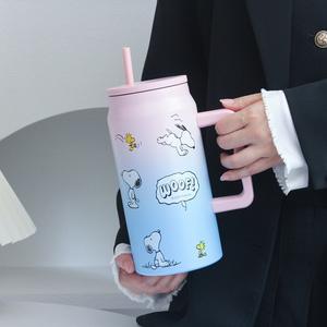 <strong>Snoopys</strong> Handle 50oz 304 Stainless Steel Vacuum Insulated Tumbler 1500ml Capacity Portable Outdoor Business <strong>Gift</strong> Iced Drinks <strong>Gift</strong> - Product Image 4