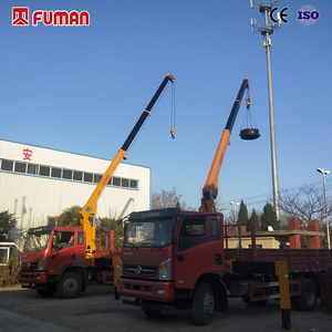 Camion-grue Fuman de 5 tonnes, grue montée sur camion personnalisée, grue hydraulique pour levage de charges - Product Image 5