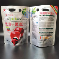 Personnalisé Aseptic1.5L 3L 5L 7L pliable en plastique café vin boisson liquide boissons jus de pomme bec verseur sac avec robinet vanne papillon