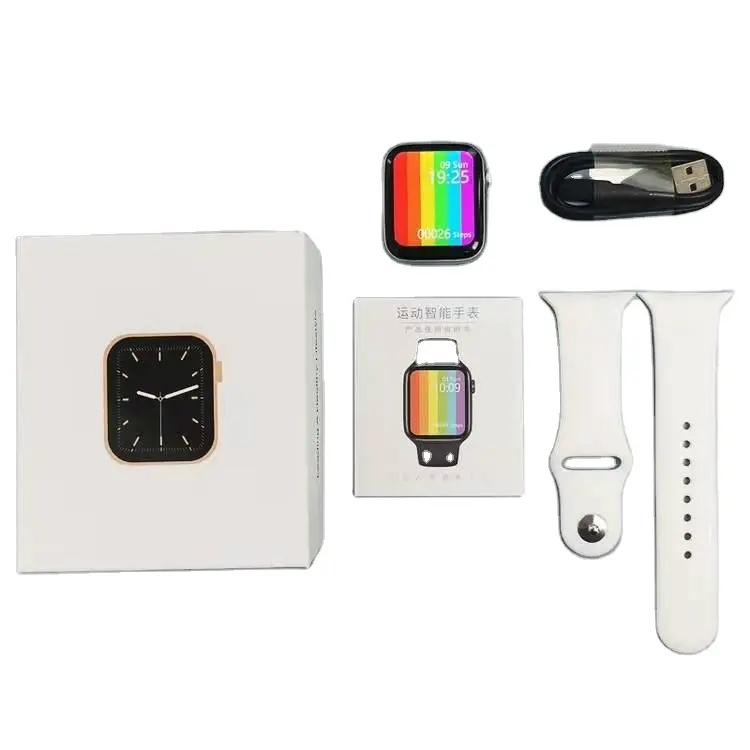 W26 W26 + Smartwatch w26 חכם שעון קצב לב צג חכם שעון 1.75 אינץ מגע מלא מסך חכם שעון סדרה 6 שיחה