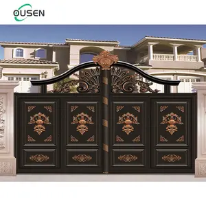 dubai antique latest best front house main garage automatic swing aluminum gate designs in sri lanka