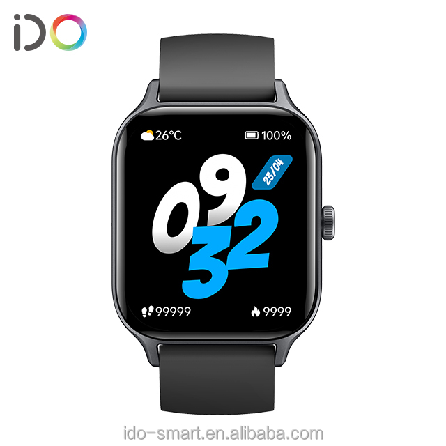 2026 New Fashion Square Smart Watch GPS Waterproof 5ATM Touch Screen BT Calling Square Shape 1.97 INCH AMOLED SMS Message