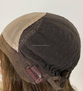 Peluca Judía con Frente de Encaje HD y Forro de Seda, <span class=keywords><strong>Cabello</strong></span> Europeo con Ondas Suaves, Color Rubio <span class=keywords><strong>Cenizo</strong></span> con Reflejos, para <span class=keywords><strong>Cabello</strong></span> Grueso - Product Image 6