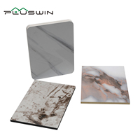 PLATEAU EN MOUSSE PLASTIQUE PVC COULEUR MARBRE FEUILLE LAMINÉE PVC