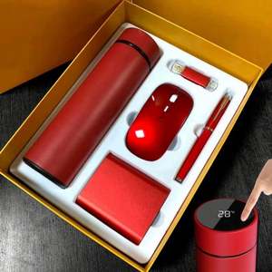 ชุดของขวัญธุรกิจสุดหรูคุณภาพสูงสำหรับผู้ชาย ปากกาสแตนเลสสตีลพร้อมโลโก้สั่งทำ แฟลชไดรฟ์ USB แบบสลักเลเซอร์/นูนลาย 2-6 ชิ้น - Product Image 2