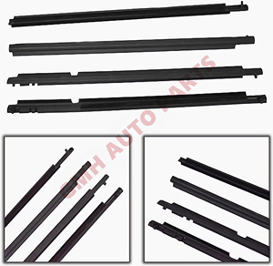 Ốp viền cửa kính ngoài xe Toyota Corolla 2009-2013, chất liệu cao su, màu đen mạ crôm - Product Image 4