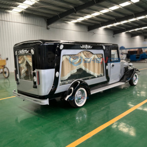 Cercueils classiques de transport spécial, limousines, carrosse funéraire, certifié CE, cercueil funéraire électrique vintage - Product Image 3