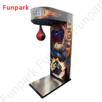 Offre Spéciale 220V Électronique Arcade Sport Jeu Punch Boxe Board Machine Coin Operated Amusement avec Boîtier En Métal En Plastique
