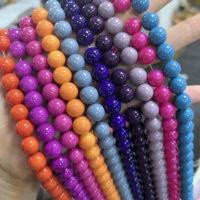 Promo Panas Langsung dari Pabrik Manik-Manik Kaca Bulat Halus 8mm 10mm untuk Pembuatan Perhiasan DIY Gelang Kalung Perlengkapan Kerajinan