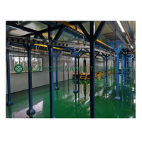 Ligne de revêtement de poudre Mdf électrostatique automatique à faible Budget/cabine/four à gaz