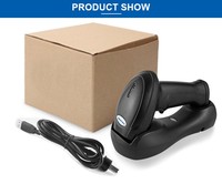 Lector COMS inalámbrico de 2,4G de mano 1D 2D QR de alta velocidad Industrial, sistema POS de supermercado de biblioteca de almacén de DS6202B-2D