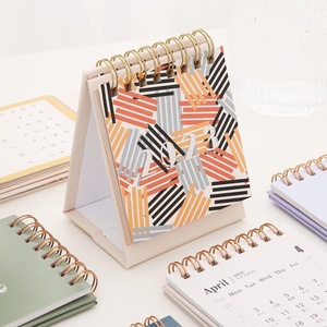 <span class=keywords><strong>Calendrier</strong></span> de bureau miniature personnalisable avec logo 2027, mignon et pliable - Product Image 3