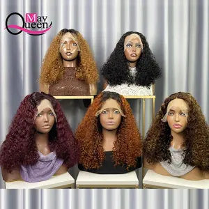 Human Hair Wigs For Sale May Queen Wholesale Price 13*4 T Part Lace Frontal Wig Hot Sell 100% Raw Human Hair For Black Women