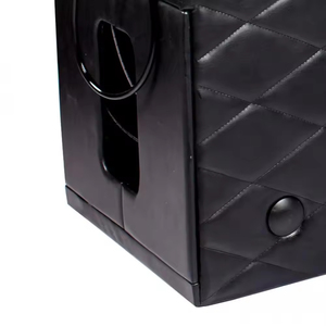 All Black <span class=keywords><strong>Plaid</strong></span> Design Hair Salon Equipment Lay Down Champú <span class=keywords><strong>Cama</strong></span> Lavado de cabello Champú Tazón y silla - Product Image 5