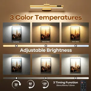 <span class=keywords><strong>Lampe</strong></span> murale LED sans fil rechargeable <span class=keywords><strong>à</strong></span> <span class=keywords><strong>détecteur</strong></span> <span class=keywords><strong>de</strong></span> <span class=keywords><strong>mouvement</strong></span>, style minimaliste moderne, pour tableau, peinture, décoration <span class=keywords><strong>de</strong></span> galerie et <span class=keywords><strong>de</strong></span> maison - Product Image 5