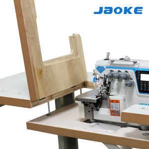 Máquina Overlock Industrial JAOKE Totalmente Automática de Cama Plana, Hierro y Plástico, 3/4/5 Hilos, Corte Automático de Hilo y Cortador, Alimentación Diferencial - Product Image 3