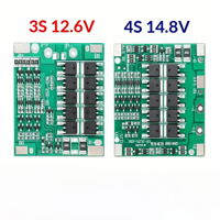 Carte de protection de batterie au lithium 3S 4S 40A avec équilibrage PCB BMS version améliorée pour outil électrique de perçage 18650