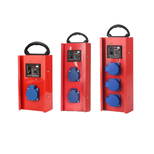 Caja Eléctrica Industrial Portátil a Prueba de Agua, Tablero de Conexión para Obras de Construcción Móvil, Caja de Enchufes Especial de 16A/32A - Product Image 1