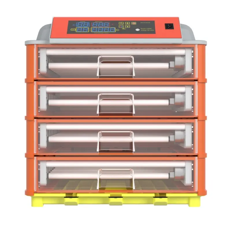 Vassoio di rotolamento per incubatrice 184 completamente automatico con cassetto HHD più recente con tornitore per uova