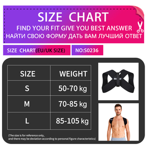 Vente flash : Ceinture de maintien dorsal SBrace, ceinture de soutien, correcteur de posture, <span class=keywords><strong>redresseur</strong></span> de clavicule, correcteur de colonne vertébrale, correcteur <span class=keywords><strong>d</strong></span>'<span class=keywords><strong>épaule</strong></span>, soutien lombaire, shapewear - Product Image 5