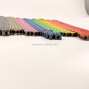 Kit de chaîne et pignon WANOU 420 428 428H 520H avec joints toriques colorés pour motos - Product Image 2