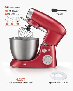 Professional Stainless Steel Automatic Stand <b>Mixer</b> 6 Speed 5L Dough Kneader for Baking Cakes and <b>Bread</b> Food <b>Mixers</b> - Product Image 4