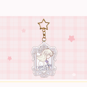 Llavero de acrílico personalizado al por mayor con diseño de chica de animación, Sakura, lobo y animación de moda, pequeño colgante de moda - Product Image 4