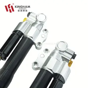 ヤマハホンダアルミニウムCNC用KINGHAMモーターサイクルリバウンド調整可能フロントショックアブソーバー