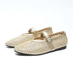 <span class=keywords><strong>Sandales</strong></span> <span class=keywords><strong>plates</strong></span> multicolores respirantes et tendance pour femmes en maille 2025 - Product Image 5