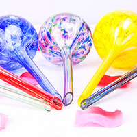 Globes d'arrosage pour plantes-Bulbes d'arrosage automatique pour plantes d'intérieur et d'extérieur-Globes d'eau soufflés à la main et colorés-