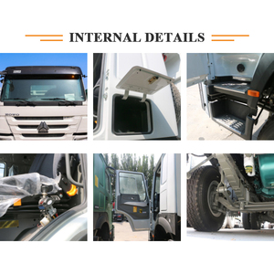 Sinotruk Howo 6X4 10 Wieler Zware Diesel Truck 371pk Handgeschakelde Euro 2 Kiepwagen Achter - Product Image 4