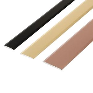 Trang trí thép không gỉ Cạnh Tường kim loại gạch TRIM Dải phẳng chrome trim nhôm - Product Image 1