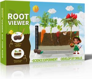 Kit d'observation des racines pour enfants, jouet scientifique STEM, kits de culture artisanale pour cadeaux d'anniversaire, de Pâques pour garçons, filles, enfants, ensemble de jardinage, jouet DIY - Product Image 1