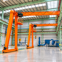 Grue semi-portique de 10 tonnes à télécommande sans fil pour la logistique en entrepôt