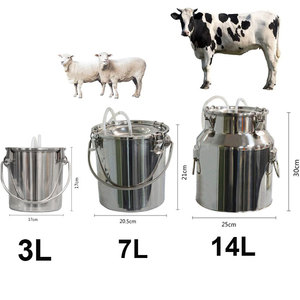 Machine électrique Portable 7L, une traîne, Pompe, Vide, Milker, Ferme, Vache, Mouton, Chevre - Product Image 3