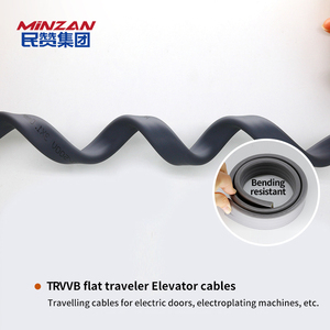 Одобренный TVVB, высокий гибкий подъемный Лифт, плоский силовой кабель, ПВХ изолированный многонитический Электрический кабель - Product Image 5