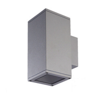 Lampe murale extérieure LED moderne, étanche, en aluminium et verre trempé, 2700K, blanc chaud doux, AC 220V, éclairage de jardin